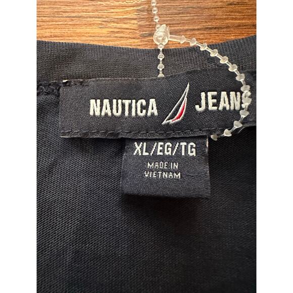 Nautica Crochet Trim Cotton/Modal Tank – Blue | Women’s Size XL NWOT - Picture 4 of 7